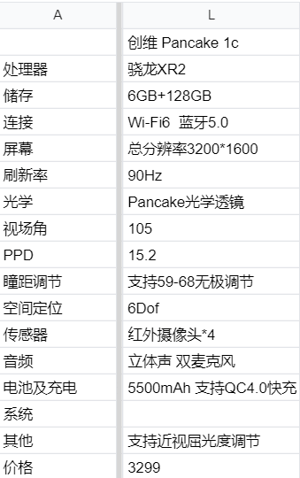 创维pancake 1c VR  现场体验感受