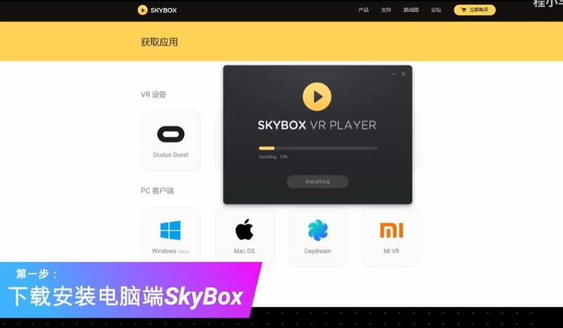 SKYBOX VR使用教程，Quest平台最佳播放器