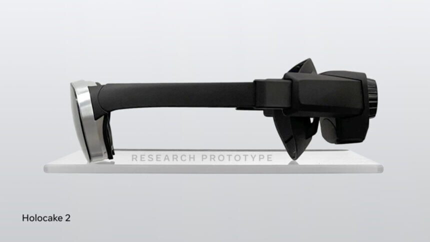 下一代 VR：Meta 展示其最新的头显原型