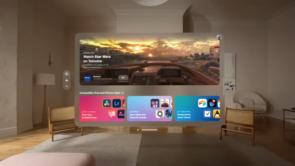 Apple Vision Pro将适配绝大部分iPad和iPhone的已有应用