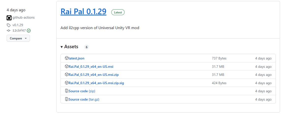 有人已经开始为Unity 游戏开发通用VR mod