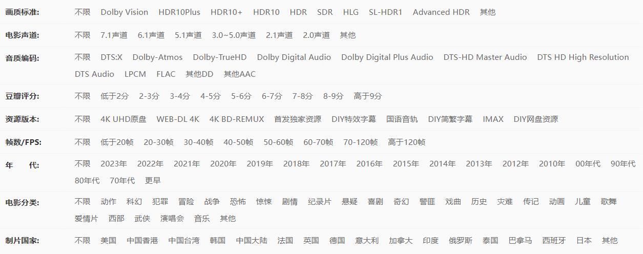推荐一个4K电影资源网站，免费资源，vr头显电影必备