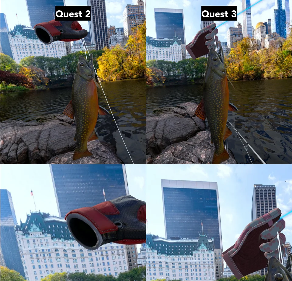 真实钓鱼VR迎来Quest3画面增强更新