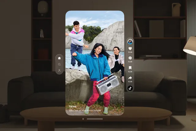 TikTok 上线 Vision Pro