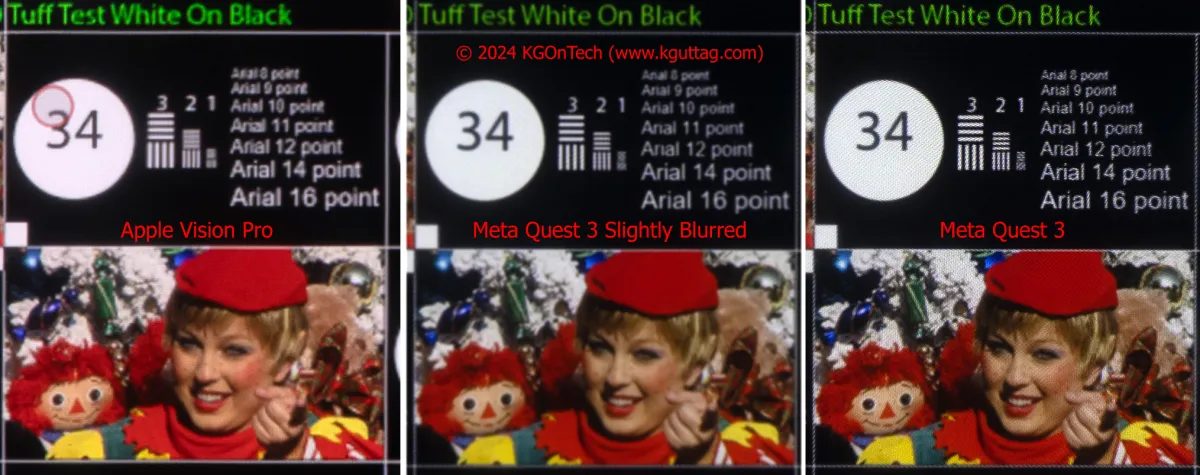 深度测评：Vision Pro的光学比Meta Quest 3更模糊，对比度更低