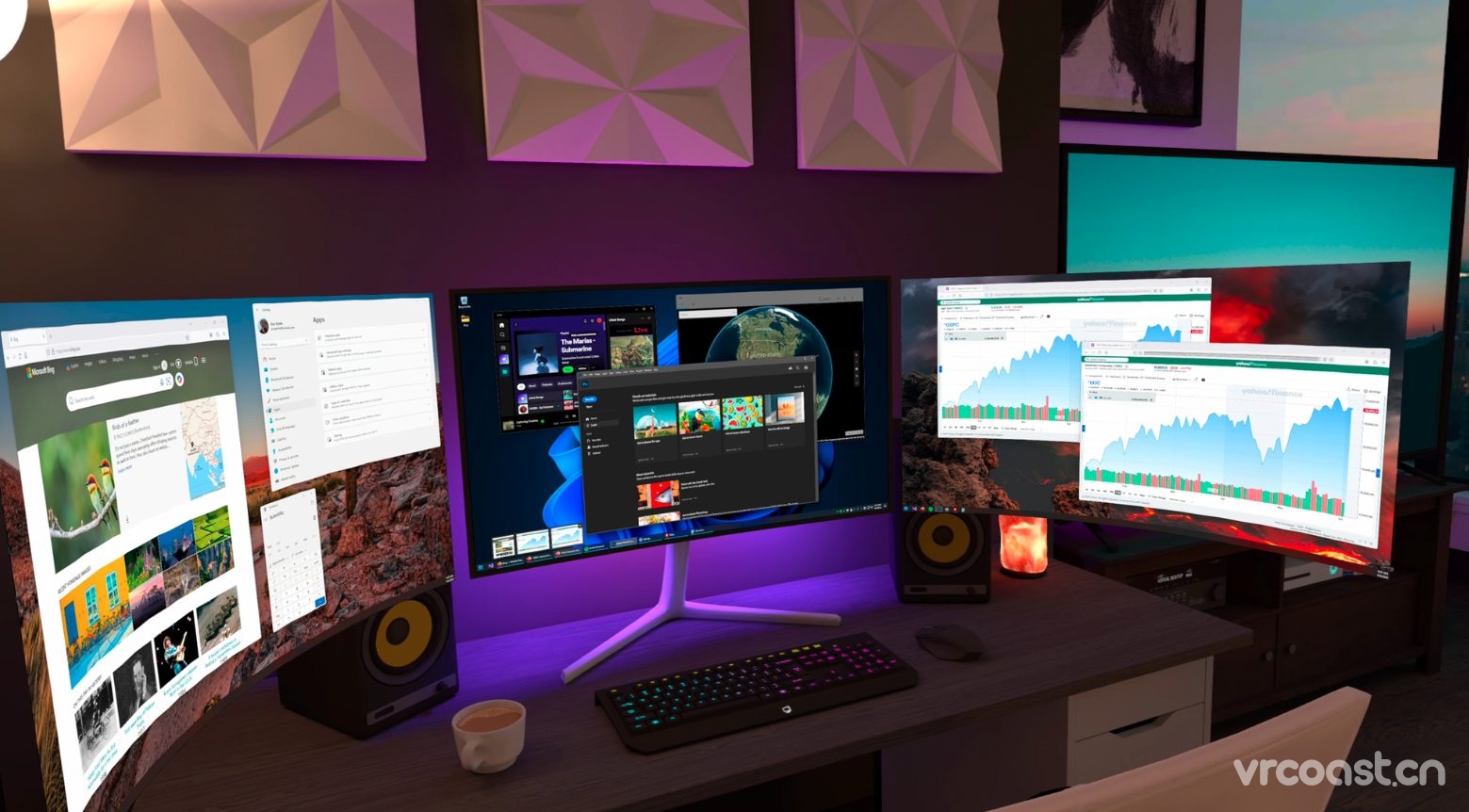 虚拟桌面Virtual Desktop发布更新，支持多显示器、跟踪键盘