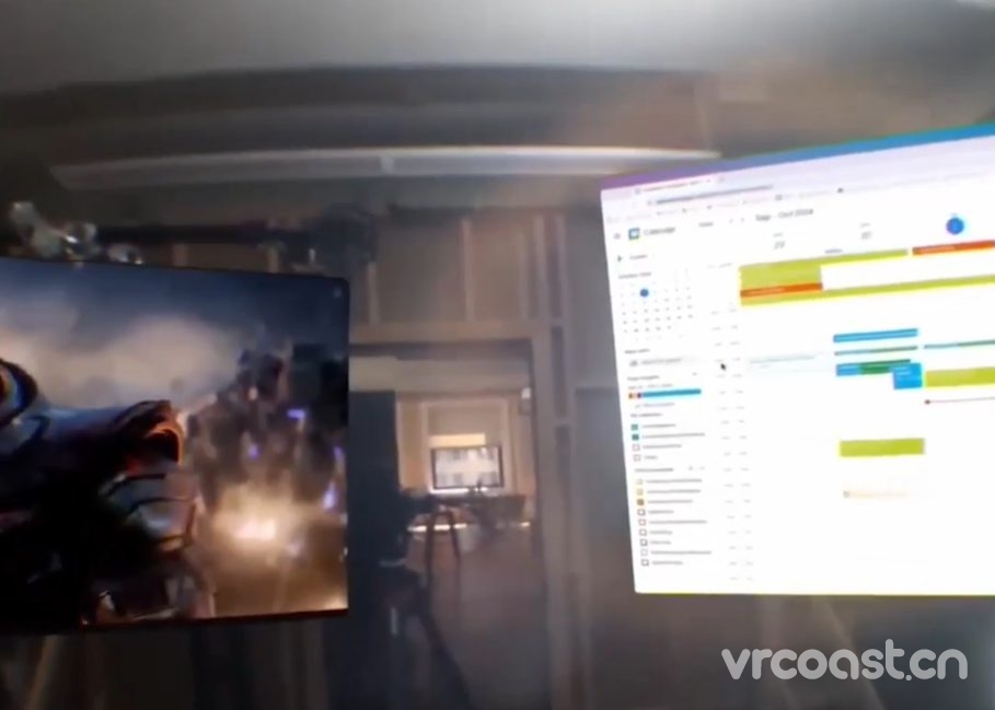 Immersed Visor头显展示透视和播放视频等功能