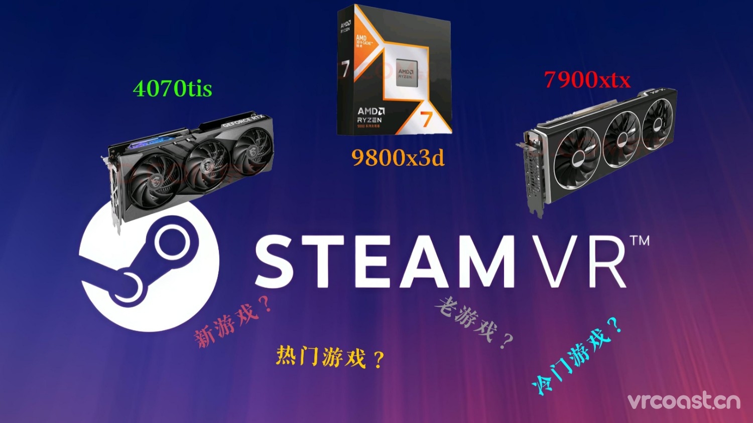 VR游戏下N卡和A卡对比