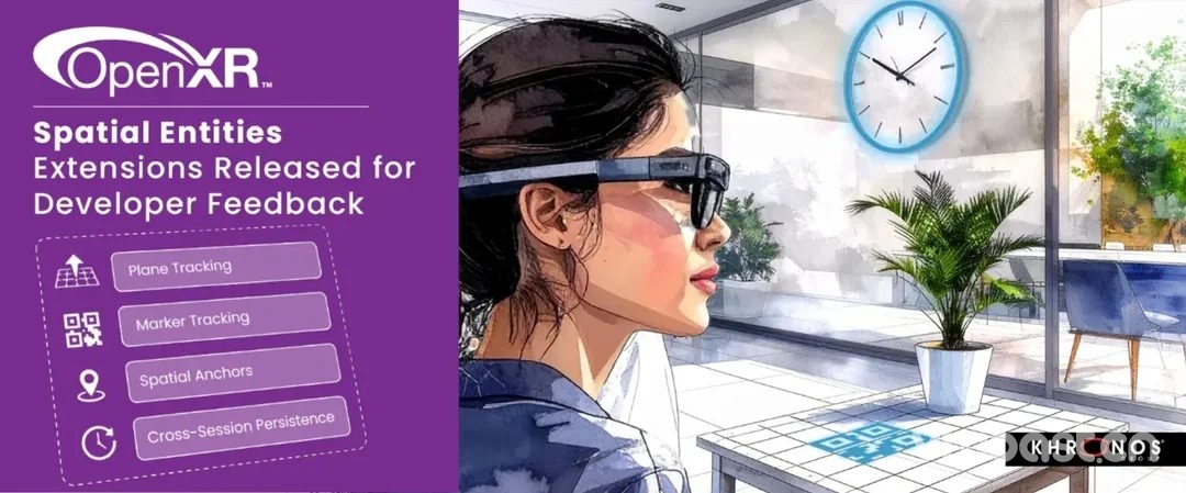 新的 OpenXR 扩展：标准化平面和标记跟踪、空间锚点以及跨会话和平台的持久体验
